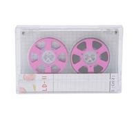Cassette Audio Vierge à Bobine, Cassette Vide Professionnelle de 46 Minutes avec Roues plaquées métal, en ABS et Alliage d’Aluminium de qualité supérieure, pour l’Enregistrement (Violette)