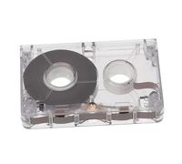 Cassette Audio Vierge Blanche 60 en Plastique, Case | Usage en Salle D’étude et Séminaires, Style Rétro pour Messages Personnels, Portable