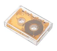 Cassette Audio Vierge D’Enregistrement 40-60 en Plastique Orange | Bande Musicale pour Parole et Interview, Compatibilité, Fréquence Élevée, Usage Anniversaire