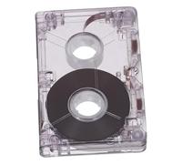 Cassette Audio Vierge Transparente 60, Réenregistrable | Plastique au Look Rétro, Compatible Lecteurs Standard, pour Mémos Vocaux, Cours et Projets DIY