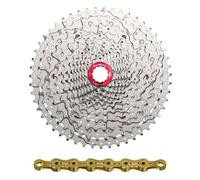 Cassette avec chaîne Sunrace Mz800 11-51 Shimano Argenté