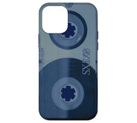Cassette Bleue pour enregistreur rétro Vintage années 80 et 90 Coque pour iPhone 12 Mini