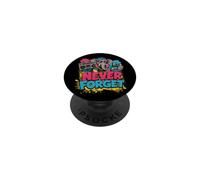 Cassette Boom Boom des années 80 avec Inscription « Elephant Never Forget » PopSockets PopGrip Adhésif