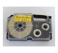 Cassette Cartouche Ruban 12mm vhbw pour Casio KL-P1000 comme XR-12YW, XR-12YW1. G