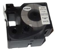 Cassette Cartouche Ruban vhbw 24mm pour Dymo LabelManager 300, 400, 450, 450D, 500, 500TS, LabelWriter Duo comme Dymo D1, 53713. G