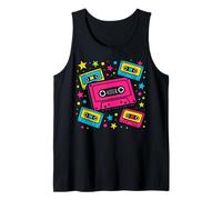 Cassette colorée des années 80 Vibe Music Lover Fun Throwback Débardeur