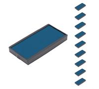Cassette d’encre pour Colop Printer 40 | Cartouche Colop E/40 (Pack de 10 - Bleue)