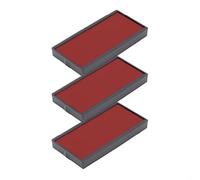 Cassette d’encre pour Colop Printer 40 | Cartouche Colop E/40 (Pack de 3 - Rouge)