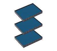 Cassette d’encre pour Colop Printer 55 | Cartouche Colop E/55 (Pack de 3 - Bleue)