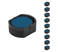 Cassette d’encre pour Colop Printer R 12 | Cartouche Colop E/R12 (Pack de 10 - Bleue)