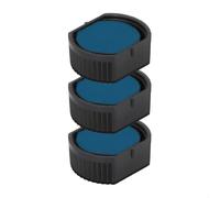 Cassette d’encre pour Colop Printer R 12 | Cartouche Colop E/R12 (Pack de 3 - Bleue)