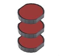 Cassette d’encre pour Colop Printer R30 | Cartouche Colop E/R30 (Pack de 3 - Rouge)