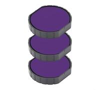 Cassette d’encre pour Colop Printer R30 | Cartouche Colop E/R30 (Pack de 3 - Violette)