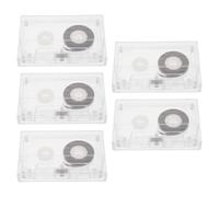 Cassette D’Enregistrement Audio 45 en Plastique avec Boîtier | Réutilisable, Effacement Automatique, Rangement Facile, pour Cours, Réunions, Étude Musicale