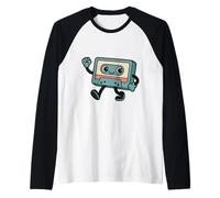 Cassette Days Old Tape Retro Audio Esthétique Manche Raglan