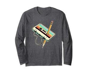 Cassette De Déguisement De Fête Rétro Des Années 80 Et 90 Manche Longue