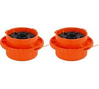 Cassette de Fil de Coupe complète de Gardena : Bobine de Fil de Rechange pour Coupe-Bordures et tondeuses Turbo, et Coupe-Herbe (5371-20) (Lot de 2)