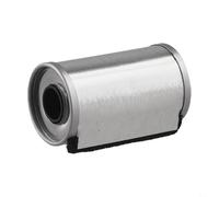 Cassette de film en fer inoxydable 135 pour appareils photo à cassette en fer 135, construction compacte et portable en acier inoxydable, design de protection résistant à la lumière pour protéger le