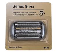 Cassette De Lame De Rechange For Tête De Rasoir Braun 94M, Compatible Avec Les Rasoirs Électriques Braun Series 9 Pro, Compatible Avec Les Modèles 9557CC, 9290CC, 9295S Et 9297CC