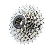 Cassette de montagne à 7 vitesses en alliage d'acier 12-28T 12-32T pour HG Freehub avec écrou de verrouillage fiable pour vélos tout-terrain et de banlieue (12-28T)