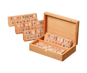 Cassette de rami en bois de hêtre 22x14.5cm Philos