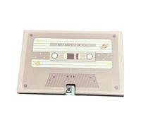 Cassette de Saint-Valentin enregistrable en 60 secondes, dictaphone de Saint-Valentin, parlez votre cœur à celui que vous aimez, carte de vœux sonore unique pour couple (gris)