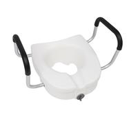 Cassette De SièGe De Toilette Avec Bras RembourréS RéGlables Et Amovibles Et Verrouillage Fixe à Charge éLevéE De Charge De Toilette SuréLevéE Pour Des Populations SpéCiales Telles