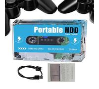 Cassette de superconsola de bolsillo,Superconsola de bolsillo - Consola de videojuegos retro, más de 60000 juegos integrados, 70 emuladores clásicos | Game Stick, salida de interfaz multimedia de alta