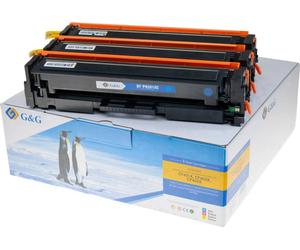 Cassette de toner compatible cyan, magenta, jaune G&G 14995 remplace HP 201X, CF401X, CF402X, CF403X, CF253XM 2300 pages 1 set