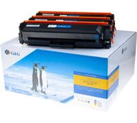 Cassette de toner compatible cyan, magenta, jaune G&G 14997 remplace HP 410X, CF411X, CF412X, CF413X, CF252XM 5000 pages 1 set