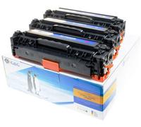 Cassette de toner compatible cyan, magenta, jaune G&G; 15001 remplace HP 312A, CF383A, CF382A, CF381A 2700 pages 3 pc(s)