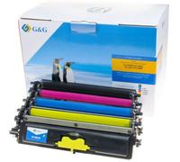 Cassette de toner G&G; NT-PB210BK C M Y-4 remplace Brother TN-230BK, TN-230C, TN-230M, TN-230Y compatible noir, cyan, magenta, jaune 2200 pages