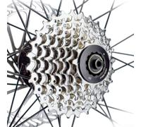 Cassette de vélo à 7 vitesses 12-28T ou 12-32T pour corps HG Freehub avec écrou de verrouillage (12-32T)