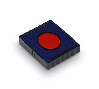 Cassette d'Encrage 6/4923 - Recharge Encre Tampon Encreur - Compatible Trodat Printy 4923 (6/4923/2 Bicolore Bleu)/Rouge)