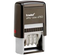 Trodat Cassette d'encrage de remplacement pour tampon 6/4750/2 78253 41 x 24 mm (l x H) rouge-bleu 2 pc(s)