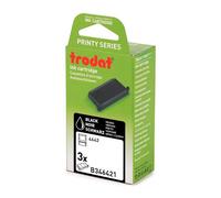 Cassette d'encrage printy 6/4642 Trodat - Lot de 3 - noir