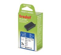 Cassette d'encrage Trodat Printy 6/4911 - bleue - Lot de 3