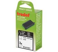 Cassette d'encrage Trodat Printy 6/4928 - noire - Lot de 3 G