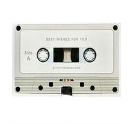 Cassette d'enregistrement vocal, cadeau de Saint-Valentin, enregistreur de messages des années 60, enregistreur de messages pour couple, carte de vœux sonore personnalisable pour couple