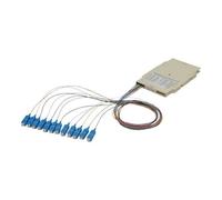 Cassette d'épissurage pré-montée Assmann A-96522-02-UPC-4 avec 12 amorces optiques