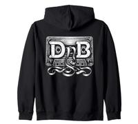 Cassette DnB Jungle Rave Old Skool Graphic Sweat à Capuche