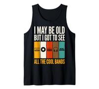Cassette en Vinyle I May Be Old But I Saw All Cool Bands Débardeur
