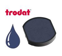 Cassette encrage trodat 6/46040b pour tampon encreur 46040/46040r/46140 coloris bleu