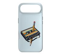 Cassette et Crayon Vintage Nostalgie Party années 70 80 90 Coque pour iPhone Air