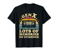 Cassette Gen X, Beaucoup de Souvenirs, Aucune Preuve, Vintage T-Shirt