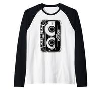 Cassette Indie Pop Throwback Vintage Manche Raglan