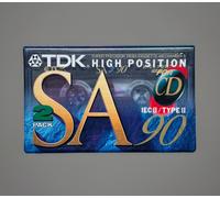 Cassette K7 x2 - TDK Corporation SA90 / High Position IEC II TYPE II / 90 Min