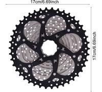 Cassette MTB 10 vitesses - Pignon de cassette 11-42T pour vélo de course, remplacement de haute qualité pour la transmission du vélo, idéal pour des changements de vitesse précis