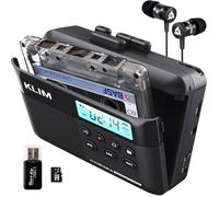 Cassette Player K7 - Lecteur Cassette Audio - Convertisseur Cassette Audio en MP3 - Microphone et Haut-Parleur intégrés Carte SD 8GB