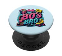 Cassette rétro années 80 Bro Roller Boombox pour fête costumée PopSockets PopGrip Adhésif